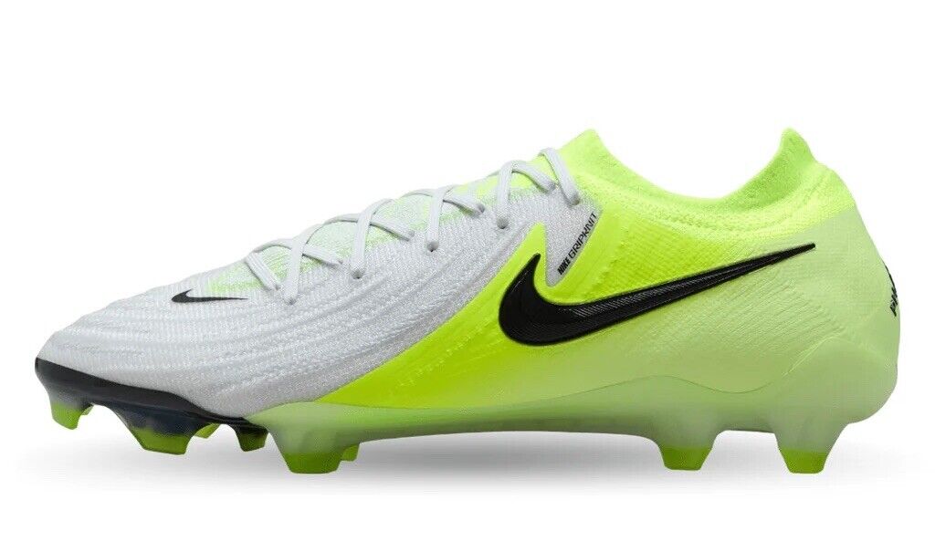 Nike Phantom GX 2 Elite FG Volt Green/White Mens Size US 10 Football Boots New✅