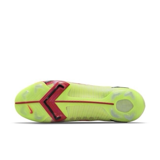 Nike Mercurial Superfly 8 Elite FG Volt/ Red Soccer Boots Mens Size US 12 New✅
