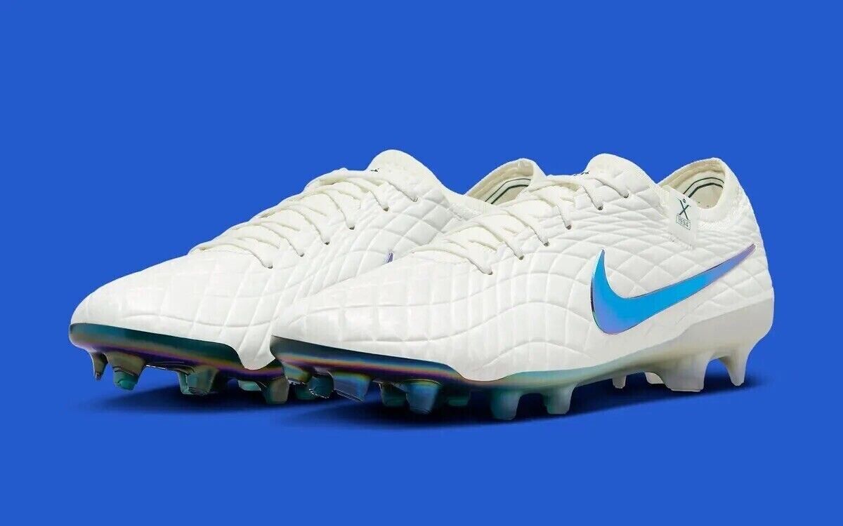 Nike Tiempo Pearl White Legend 10 Elite FG 30 Yr SE Mens Size US 10 Boots RARE ✅