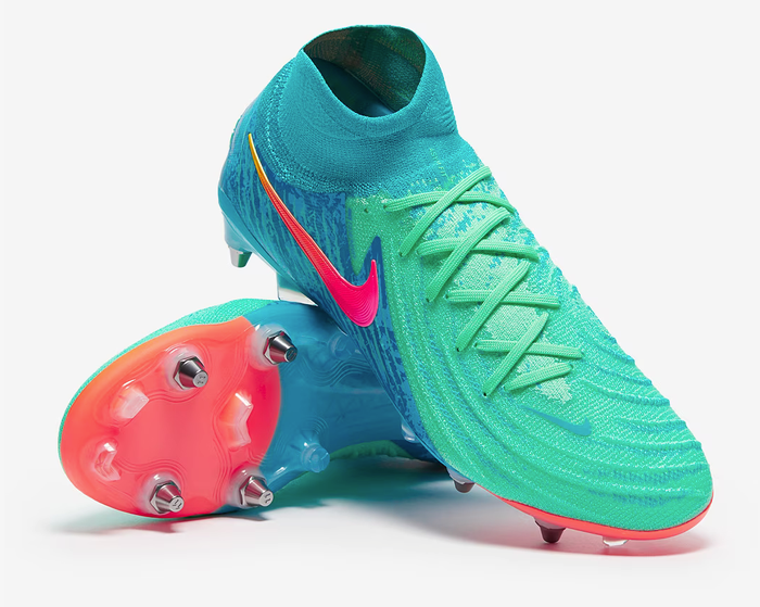 Nike Phanom Luna II Elite SG-Pro Player Edition Green Soccer Boots Mens US 9 ✅