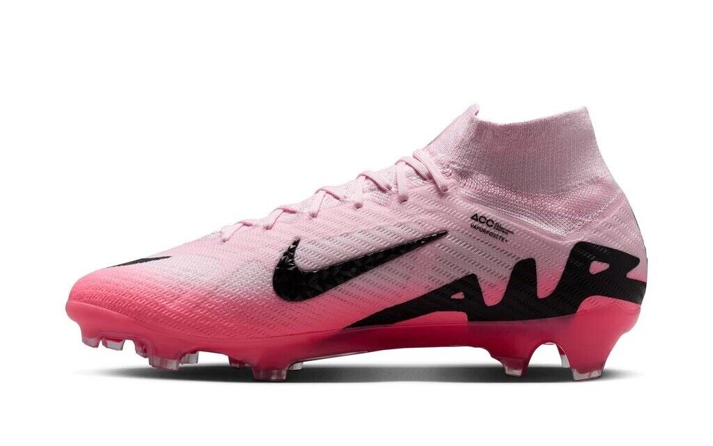 Nike Zoom Mercurial Superfly 9 Elite FG Pink Mens Size US 12.5 Football Boots ✅