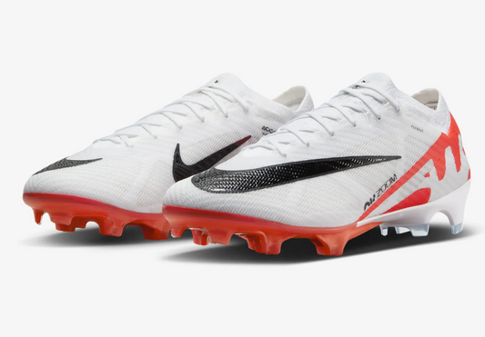 Nike Zoom Mercurial Vapor 15 Elite FG White Red Mens US 6.5 Football Boots ✅
