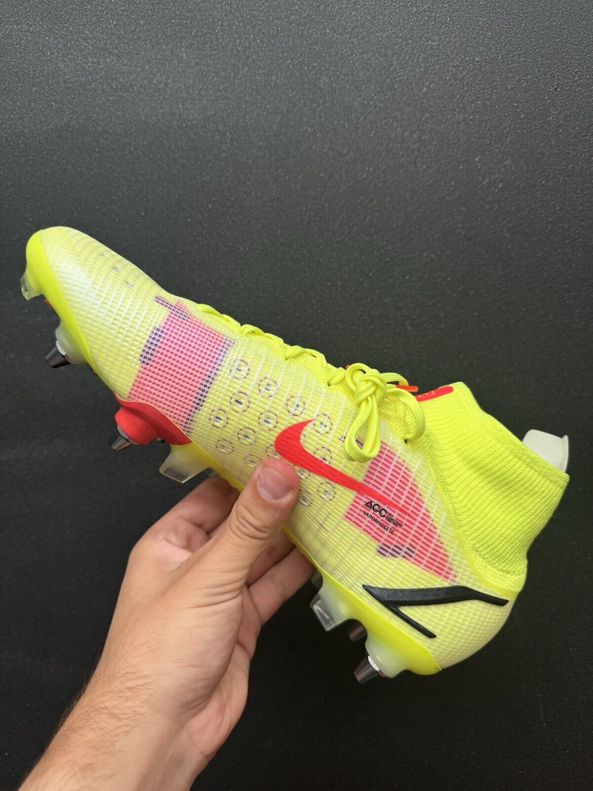 Nike Mercurial Superfly 8 Elite SG-PRO Volt Soccer Boots Mens Size US 11.5 New✅