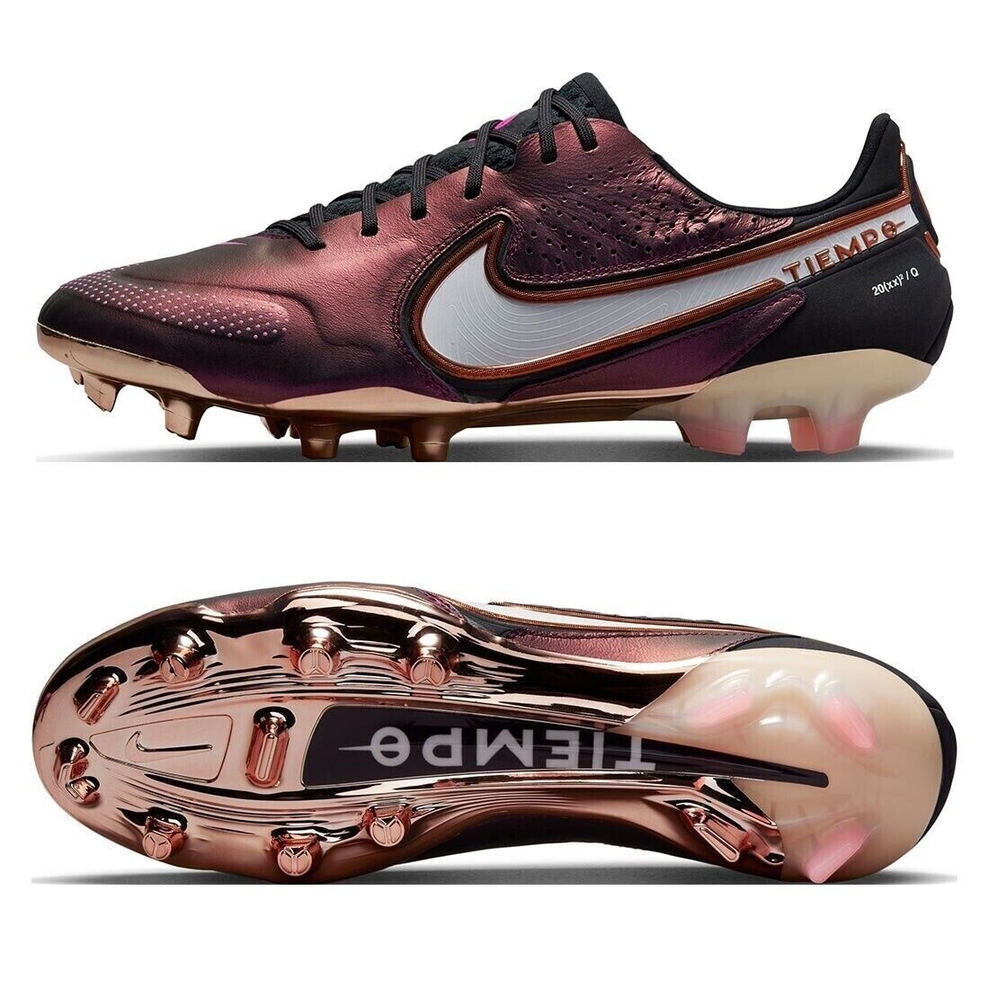 Nike Tiempo 9 Elite FG Copper Football Boots Mens Size US 7 | US 8.5W ✅
