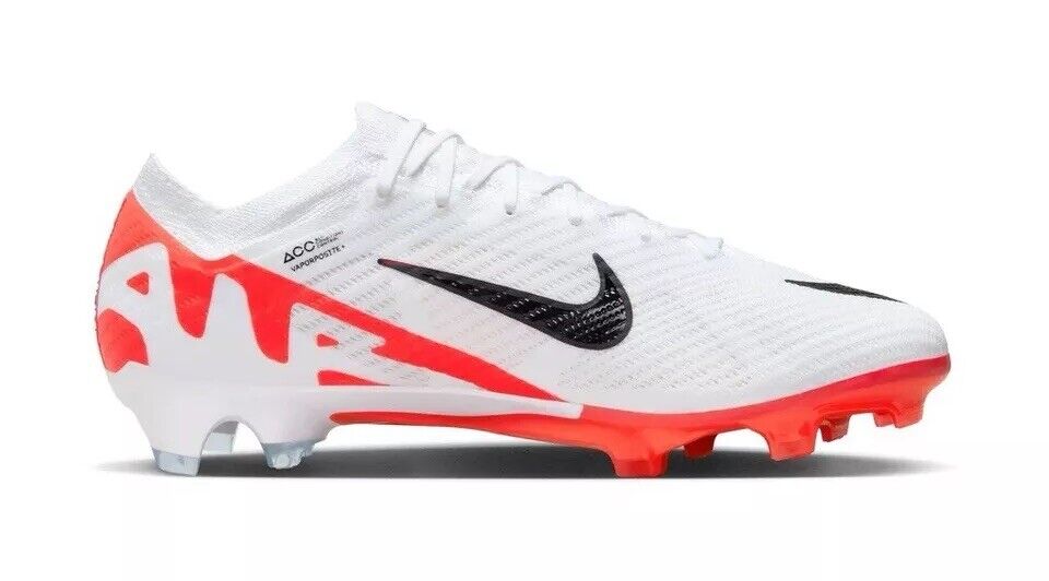Nike Zoom Mercurial Vapor 15 Elite FG White Football Boots Wmns US 8 (6.5M) New✅
