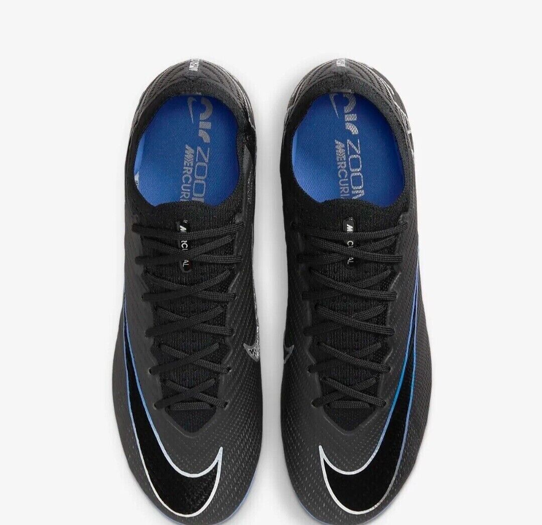 Nike Zoom Vapor 15 Elite SG-Pro AC Black Royal Mens Sz US 8-12 Football Boots