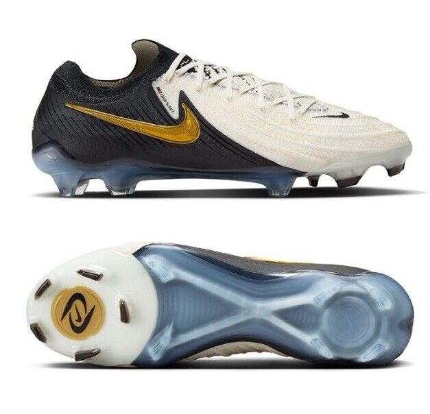 Nike Phantom GX 2 Elite FG Black/White Size US 8-11 Football Soccer Boots New✅