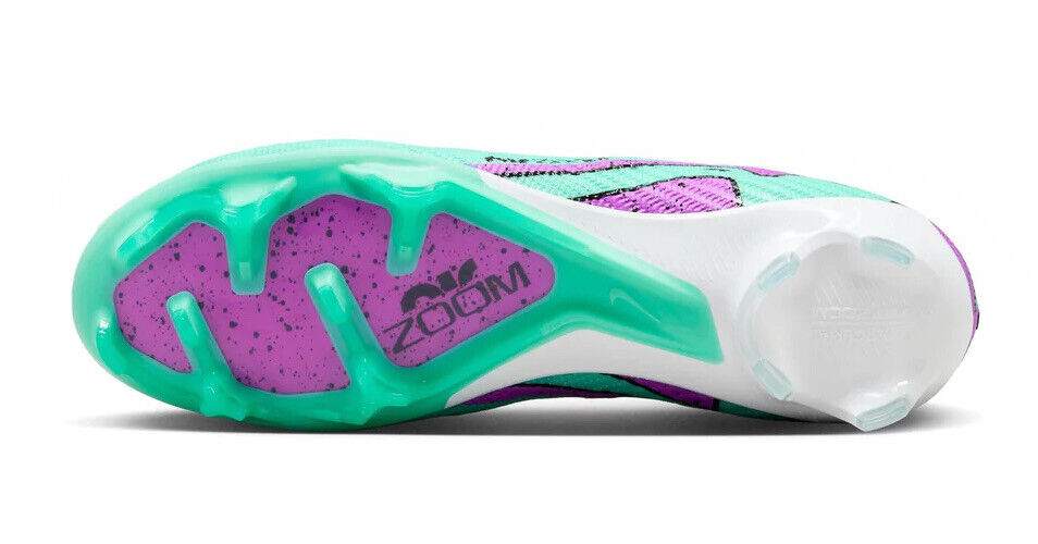 Nike Vapor 15 Elite FG Turquoise/Purple Mens Size US 10 Football Boots Rare New✅