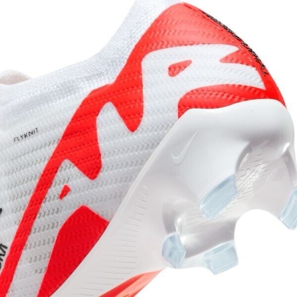 Nike Zoom Mercurial Vapor 15 Elite FG White Red Football Boots Mens US 8.5 New ✅