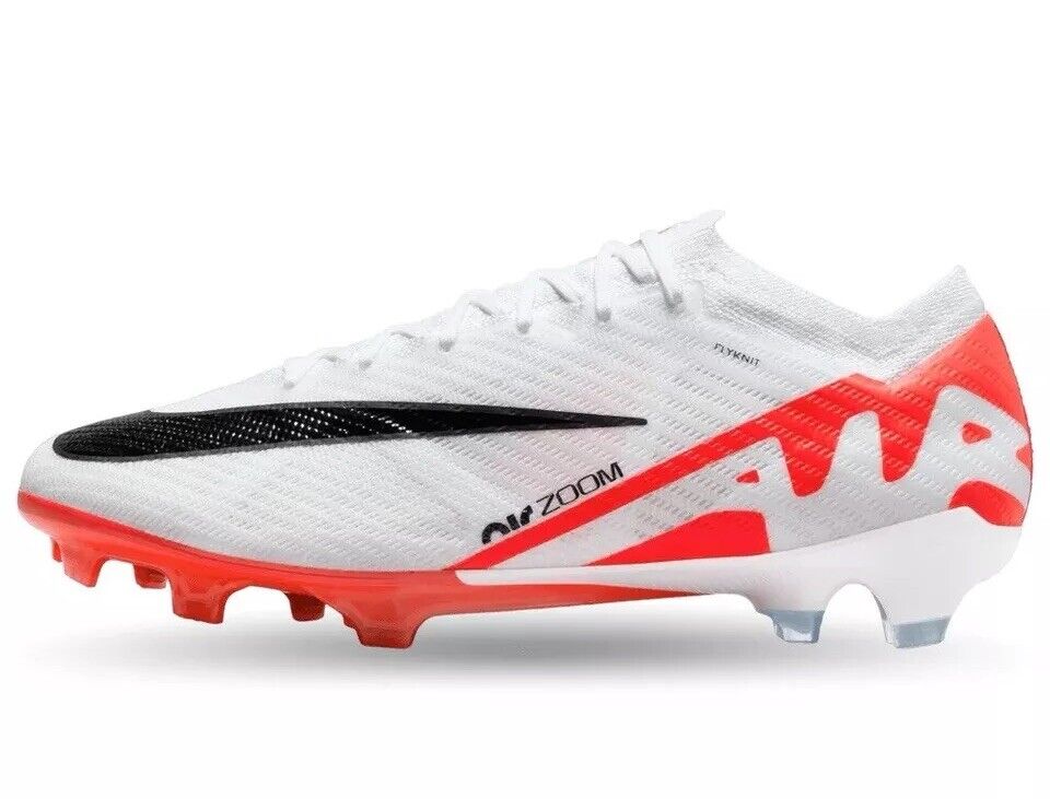 Nike Zoom Mercurial Vapor 15 Elite FG White Football Boots Wmns US 8 (6.5M) New✅