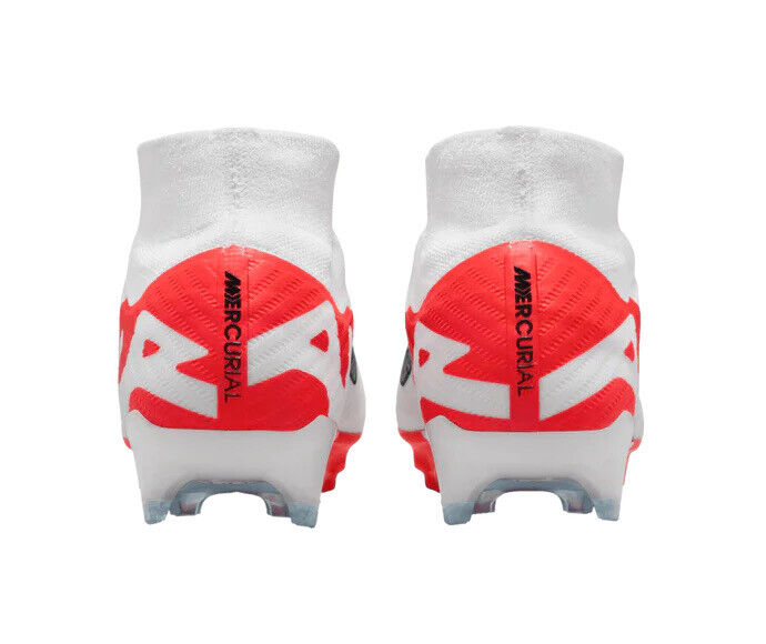 Nike Zoom Superfly 9 Elite FG White/Red Mens US 5-12 Football Soccer Boots New✅