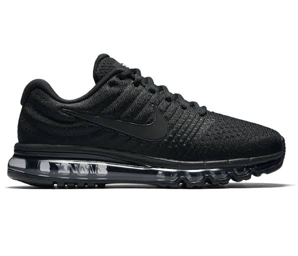 Nike Air Max 2017 Triple Black Mens US 9.5 / UK 8.5 Sneakers New.