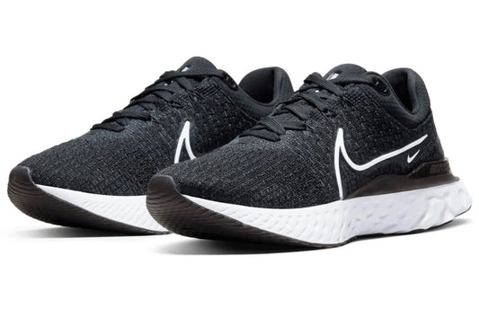 2X Nike React Infinity Run Flyknit 3 Black/White Women Size US 8 Running Shoes New✅