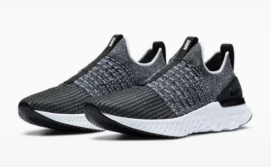 Nike React Phantom Run 2 Black Shoes Mens Size UK7 US8 Casual Sneakers New✅