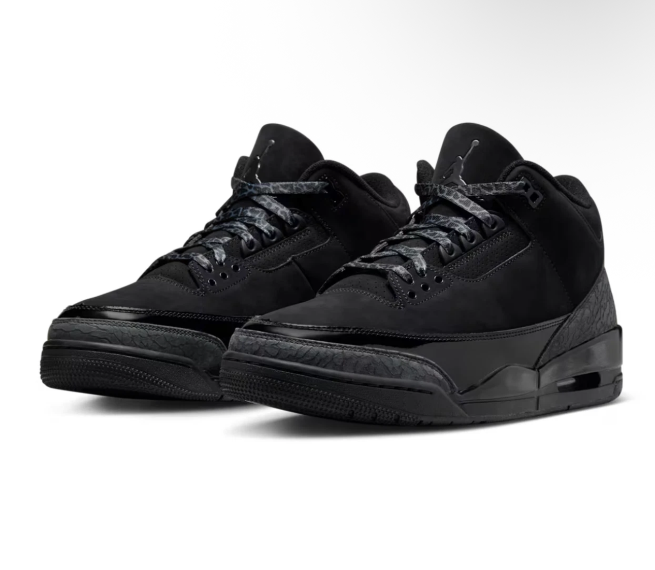 Nike Air Jordan 3 Black Cat Mens Size US 17 Brand New