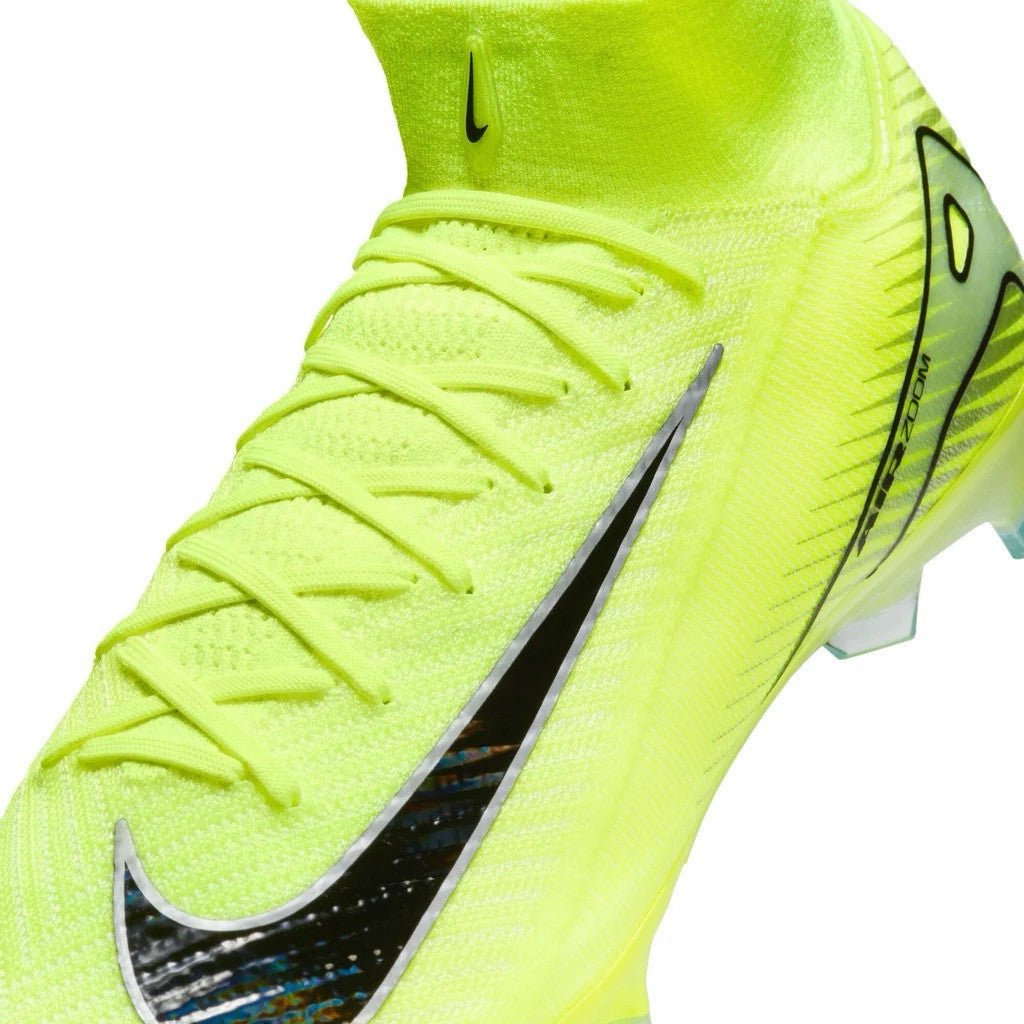 Nike Mercurial Superfly 10 Elite FG Volt Black Mens Size US 10 Soccer Boots New✅